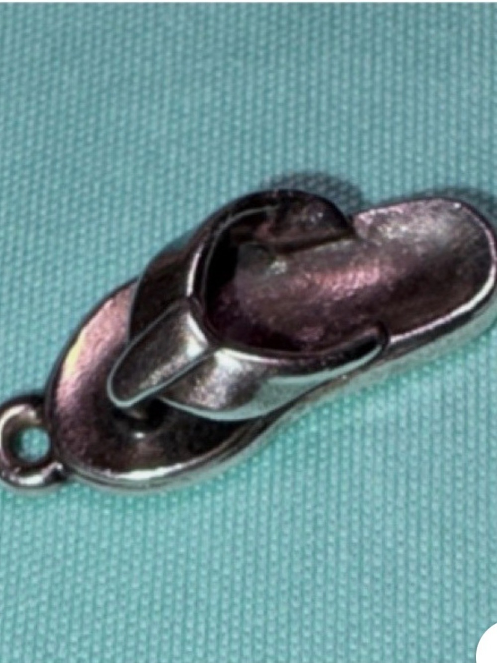 James Avery retired Silver Flip Flop Charm Pendant - Women Accessories